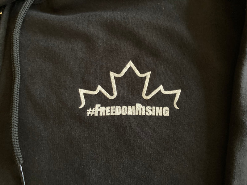 Freedom Rising -Zipper w/ hood & pockets